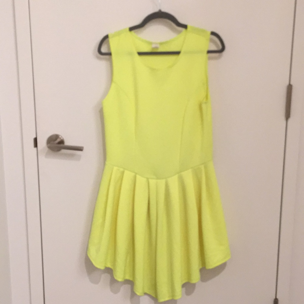 NWOT Neon Skater Dress